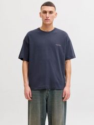 Jack & Jones Koszulka "Montauk" w kolorze granatowym rozmiar: M. Niebieskie bezrękawniki Jack & Jones, m, bez wzorów, z bawełny, bez kołnierzyka, bez ramiączek. Za 43.99 zł.