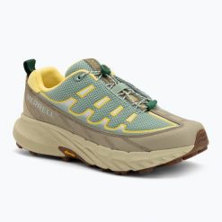 Buty do biegania męskie Merrell Agility Peak 5 Trek SE. Zielone buty do biegania Merrell, bez wzorów, bez zapięcia, do biegania. Za 399.99 zł.