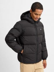 Tommy Jeans Pikowana kurtka Mężczyźni czarny, XXL. Czarne kurtki Tommy Jeans, m, bez wzorów, z jeansu, bez kaptura. Za 1,099.95 zł.