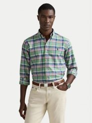 Polo Ralph Lauren Koszula 710922273007 Kolorowy Custom Fit. Koszule Polo Ralph Lauren, m, bez wzorów, z bawełny, bez kołnierzyka, bez ramiączek. Za 769.99 zł.