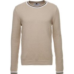 Topman PIMPLE CREW Sweter stone. Koszulki polo marki Topman, z bawełny. Za 189.00 zł.
