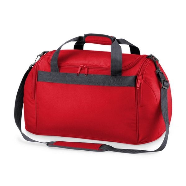 Torba podróżna Bag Base Freestyle. Czerwone torby na ramię BAGBASE, bez wzorów, z materiału, na ramię, bez dodatków. Za 94.20 zł.
