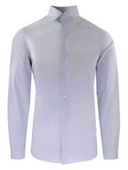Garniturowa (Elegancka) Koszula Męska - Quickside - Krój Prosty - Popielata. Szare garnitury Quickside, m, bez wzorów, z bawełny, bez kołnierzyka, bez ramiączek. Za 159.00 zł.