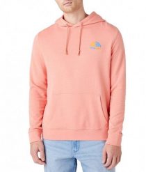 WRANGLER RAINBOW HOODIE MĘSKA BLUZA Z KAPTUREM LOGO SPICED CORAL W6H8HAX6Y 112146206. Bluzy Wrangler, m, bez wzorów, z kapturem. Za 139.99 zł.