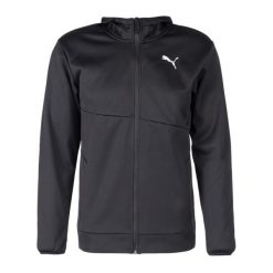 Bluza treningowa męska PUMA Train All Day Pwr Fleece. Czarne bluzy Puma, m, bez wzorów, bez kaptura. Za 129.99 zł.