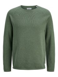 Jack & Jones Sweter "Hill" w kolorze zielonym rozmiar: XL. Zielone swetry nierozpinane Jack & Jones, xl, bez wzorów, bez kołnierzyka, bez ramiączek. Za 86.99 zł.