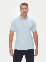 Pierre Cardin Polo C5 21374.2112 Błękitny Regular Fit. Niebieskie koszulki polo Pierre Cardin, m, bez wzorów, z bawełny, bez kołnierzyka, bez ramiączek. Za 319.99 zł.