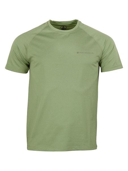 Peak Mountain Koszulka funkcyjna "Cecactus" w kolorze khaki rozmiar: XL. Brązowe t-shirty sportowe Peak Mountain, bez wzorów, z materiału, bez ramiączek, outdoorowe. Za 96.37 zł.