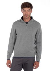 The Time of Bocha Sweter w kolorze jasnoszarym rozmiar: L. Szare swetry nierozpinane The Time of Bocha, l, bez wzorów, z bawełny, bez kołnierzyka, bez ramiączek. Za 118.84 zł.