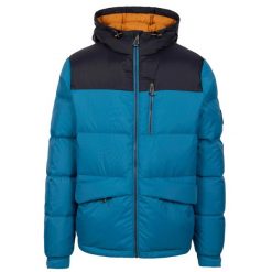 Męska Kurtka Puchowa Erris. Niebieskie kurtki Trespass, m, bez wzorów, z puchu, bez kaptura. Za 392.99 zł.