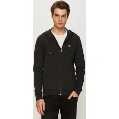 EA7 Emporio Armani - Bluza 8NPM15.PJ05Z. Czarne bluzy EA7 Emporio Armani, m, bez wzorów, z kapturem. W wyprzedaży za 439.99 zł.