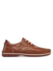 Pikolinos Półbuty M9A-4118 Brązowy. Brązowe eleganckie półbuty Pikolinos, bez wzorów, ze skóry, bez obcasa, bez zapięcia. Za 569.99 zł.