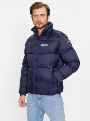 Napapijri Kurtka zimowa NP0A4GJF Granatowy Regular Fit. Niebieskie kurtki Napapijri, na zimę, l, bez wzorów, z syntetyku, bez kaptura. Za 489.99 zł.