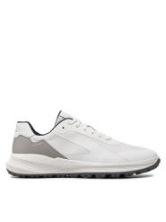 Geox Sneakersy U Pg1X U4536B 0119J C1000 Biały. Białe buty sportowe casual Geox, bez wzorów, z materiału, bez zapięcia. Za 619.99 zł.