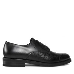 Półbuty Baldinini. Czarne eleganckie półbuty Baldinini, bez wzorów, bez obcasa, bez zapięcia. Za 2,409.00 zł.