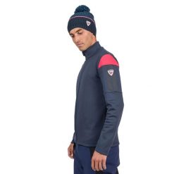 Bluza męska Rossignol Aerial. Niebieskie bluzy bez kaptura Rossignol, na jesień, m, bez wzorów, z poliesteru, bez kaptura. Za 709.99 zł.