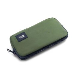 Saszetka rowerowa Rockbros na telefon, klucze, portfel. Zielone portfele ROCKBROS, bez wzorów, z materiału, bez dodatków. Za 54.99 zł.