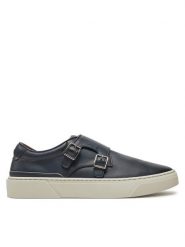 Boss Półbuty Gary Monk bu 50529271 10266433 Granatowy. Niebieskie eleganckie półbuty Boss, bez wzorów, ze skóry, bez obcasa, bez zapięcia. Za 1,379.00 zł.