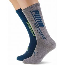 Skarpety Męskie Puma Seasonal Sportwear Skarpety Zielone 43-46. Niebieskie skarpetki sportowe Puma, bez wzorów, z bawełny. Za 125.99 zł.