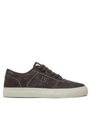 DC Sneakersy Teknic Le ADYS300786-CBB Brązowy. Brązowe buty sportowe casual DC, bez wzorów, ze skóry, bez zapięcia. Za 299.99 zł.