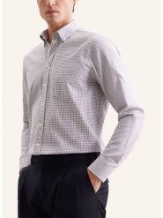 Seidensticker Koszula - Regular fit - w kolorze szarym rozmiar: 43. Szare koszule Seidensticker, bez wzorów, bez kołnierzyka, bez ramiączek. Za 149.95 zł.