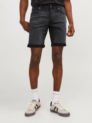 Jack & Jones Szorty dżinsowe w kolorze antracytowym rozmiar: S. Czarne szorty Jack & Jones, s, z aplikacjami, klasyczne. Za 70.24 zł.