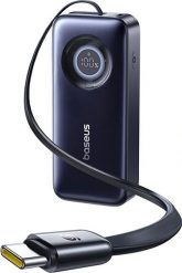 Baseus EnerCore CR11 20000 mAh 67W USB-C czarny. Czarne powerbanki . Za 199.90 zł.