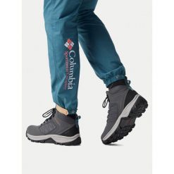 Trekkingi Columbia. Szare buty trekkingowe Columbia, bez wzorów, bez zapięcia. Za 399.99 zł.