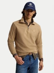 Polo Ralph Lauren Bluza 710B18911003 Beżowy Regular Fit. Brązowe bluzy Polo Ralph Lauren, m, bez wzorów, z bawełny, bez kaptura. Za 730.99 zł.