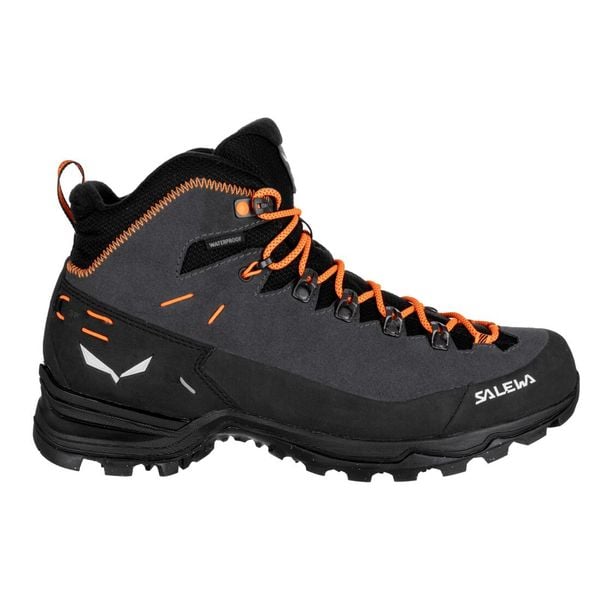 Buty trekkingowe męskie Salewa Alp Mate Winter Mid Wp. Brązowe buty trekkingowe Salewa, bez wzorów, z materiału, bez zapięcia, trekkingowe. Za 992.00 zł.