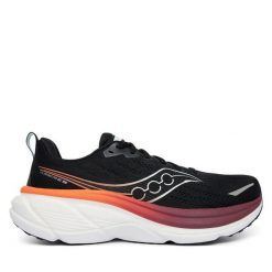 Buty do biegania Saucony. Czarne buty do biegania Saucony, bez wzorów, bez zapięcia, do biegania. Za 799.99 zł.
