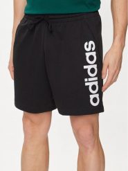 Adidas Szorty sportowe AEROREADY Essentials Single Jersey Linear Logo Shorts IC0062 Czarny Regular Fit. Czarne krótkie spodenki sportowe Adidas, l, bez wzorów, z bawełny. Za 149.99 zł.