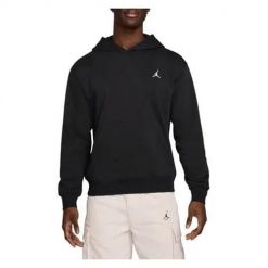 Bluza sportowa męska Nike Jordan Brooklyn. Czarne bluzy z kapturem Nike, m, bez wzorów, z bawełny, z kapturem. Za 347.00 zł.