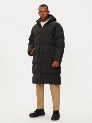 Tommy Hilfiger Kurtka puchowa MW0MW37368 Czarny Regular Fit. Czarne kurtki Tommy Hilfiger, m, bez wzorów, z puchu, bez kaptura. Za 1,059.00 zł.