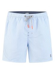 Happy Shorts Szorty kąpielowe w kolorze błękitnym rozmiar: M. Niebieskie kąpielówki Happy Shorts, m, bez wzorów, z materiału. Za 49.95 zł.