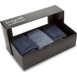 Zestaw 3 par wysokich skarpet męskich BUGATTI - 6762X Light Denim 434. Skarpety marki Bugatti. Za 42.80 zł.