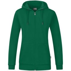 Kurtka Jako Organic. Zielone kurtki JAKO, m, bez wzorów, z bawełny, z kapturem. Za 366.00 zł.