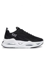 EA7 Emporio Armani Sneakersy 7X000304 AF18442 Czarny. Czarne buty sportowe casual EA7 Emporio Armani, bez wzorów, z materiału, bez zapięcia. Za 959.99 zł.