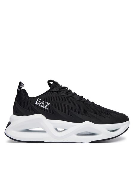 EA7 Emporio Armani Sneakersy 7X000304 AF18442 Czarny. Czarne buty sportowe casual EA7 Emporio Armani, bez wzorów, z materiału, bez zapięcia. Za 959.99 zł.