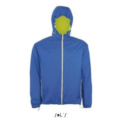 Windbreaker Sol's Skate. Niebieskie kurtki przeciwdeszczowe SOL'S, m, bez wzorów, bez kaptura. W wyprzedaży za 247.00 zł.