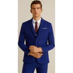 Mango Man - Marynarka Brasilia. Niebieskie garnitury Mango Man, na co dzień, bez wzorów, z elastanu. Za 349.90 zł.