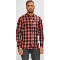 Produkt by Jack & Jones - Koszula. Czerwone koszule PRODUKT by Jack & Jones, bez wzorów, z bawełny, bez kołnierzyka, bez ramiączek. W wyprzedaży za 89.90 zł.