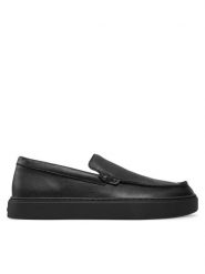 Calvin Klein Półbuty Moccasin Lth HM0HM01793 Czarny. Czarne eleganckie półbuty CALVIN KLEIN, bez wzorów, ze skóry, bez obcasa, bez zapięcia. Za 519.99 zł.