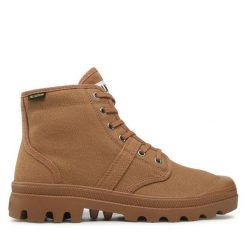 Trapery Palladium. Brązowe trapery Palladium, bez zapięcia. Za 539.99 zł.