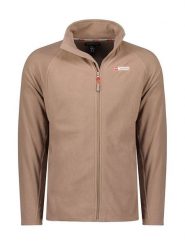 Geographical Norway Kurtka polarowa "Tug" w kolorze beżowym rozmiar: 3XL. Brązowe kurtki Geographical Norway, xl, bez wzorów, z polaru, bez kaptura. Za 60.99 zł.