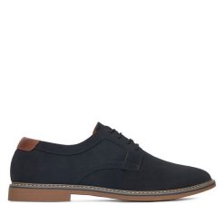 Półbuty Lanetti. Czarne eleganckie półbuty Lanetti, bez wzorów, bez obcasa, bez zapięcia. Za 149.99 zł.