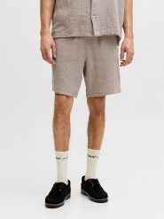 Jack & Jones Szorty "Jaiden" w kolorze szarobrązowym rozmiar: XL. Brązowe szorty Jack & Jones, xl, bez wzorów, z bawełny. Za 61.46 zł.