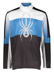 SPYDER Koszulka funkcyjna "Podium" w kolorze granatowo-niebiesko-białym rozmiar: XL. Białe t-shirty sportowe Spyder, bez wzorów, z materiału, bez ramiączek, outdoorowe. Za 239.99 zł.