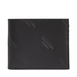 Duży Portfel Męski Calvin Klein Jeans. Czarne portfele Calvin Klein Jeans, bez wzorów, z jeansu. Za 159.99 zł.