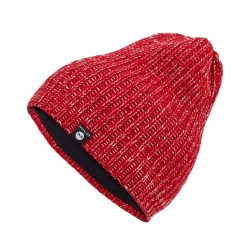 Zimowa czapka turystyczna unisex dla dorosłych Milo Yantai. Czerwone czapki zimowe Milo, bez wzorów, z polaru. Za 69.99 zł.